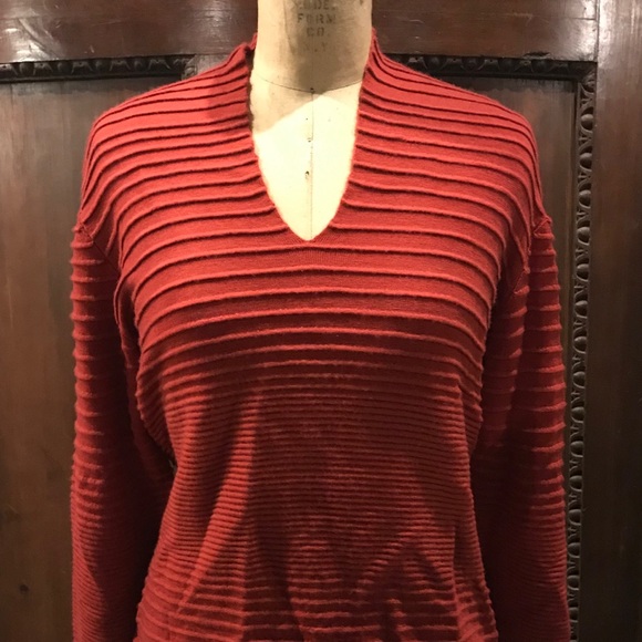 Armand Diradourian Cashmere Red Sweater